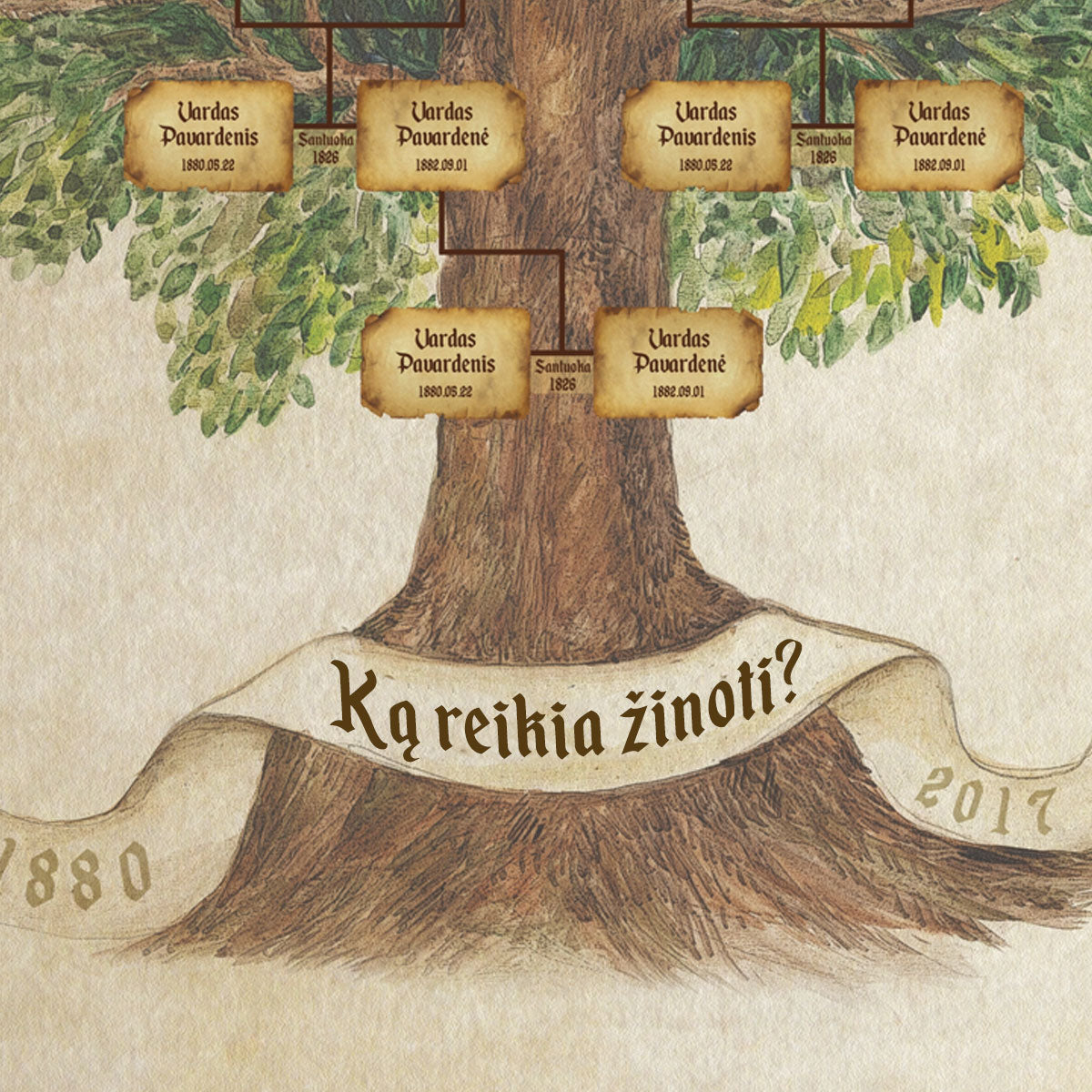 4 dalykai, kuriuos reiktų žinoti, norint užsakyti giminės medį